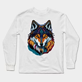 Lucky Rainbow Fox Long Sleeve T-Shirt